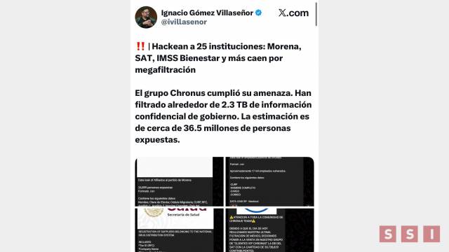 Susana Solis Informa Hackean a la Secretaría Anticorrupción de Chiapas