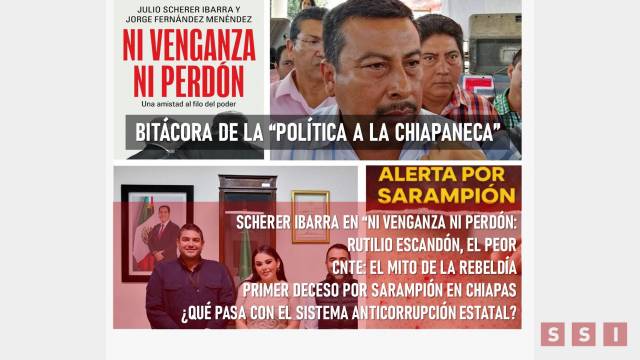 Susana Solis Informa Scherer Ibarra no se guardó nada contra Rutilio Escandón