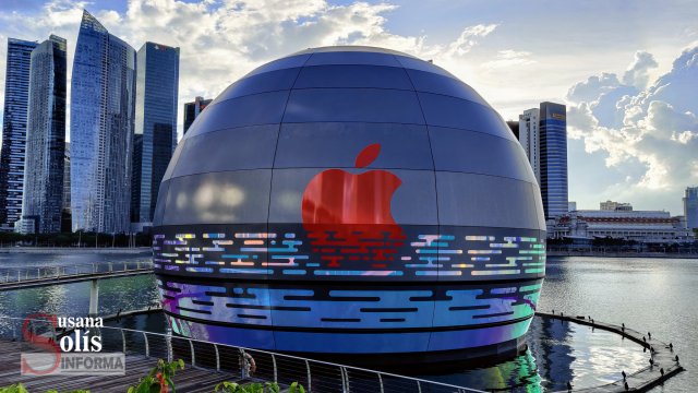 Susana Solis Informa Apple abrirá su primera tienda 'flotante' en el mundo: será una bella esfera brillante