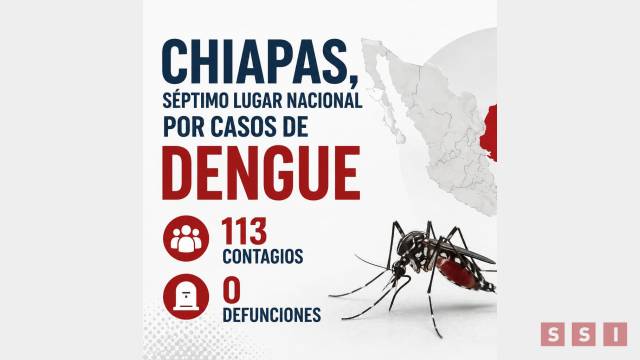 Susana Solis Informa Chiapas baja al séptimo lugar por casos de dengue