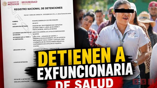 Susana Solis Informa Detienen en Tuxtla Gutiérrez a exdirectora de Infraestructura en Salud de Chiapas