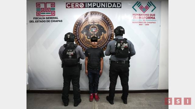 Susana Solis Informa DETIENEN a presunto feminicida de adolescente en Tuxtla; el responsable era cuñado de la víctima