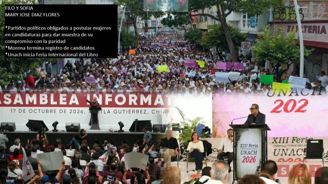 Susana Solis Informa La prueba de que los partidos no están en contra de la paridad es que postulen a candidatas