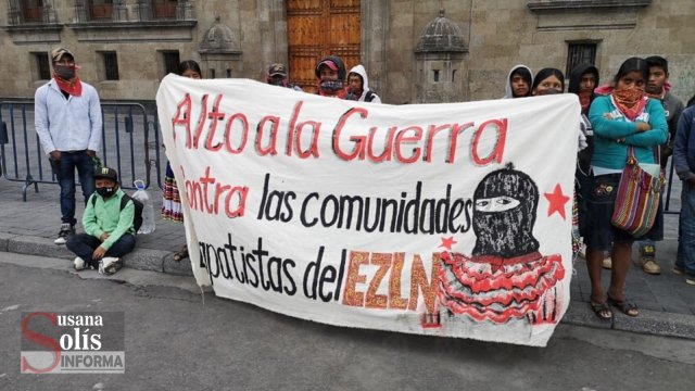 Susana Solis Informa INDÍGENAS de Chiapas protestas en el Zócalo de CdMx