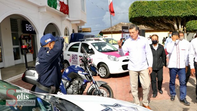 Susana Solis Informa Impulsa Rutilio Escandón fortalecimiento y dignificación de la Policía Municipal de La Trinitaria