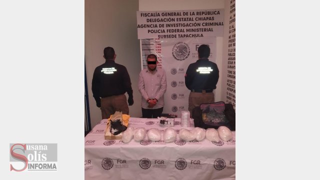 Susana Solis Informa ASEGURA FGR metanfetamina en Chiapas