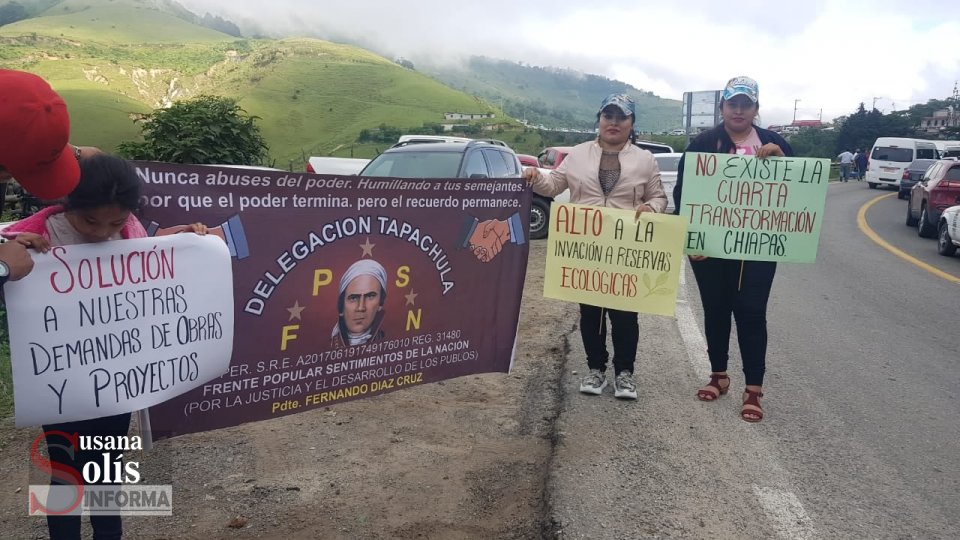 DÍA de bloqueos en Chiapas Susana Solis Informa