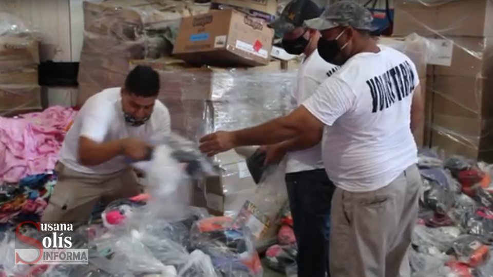 TRASLADAN vía aérea la ayuda humanitaria a municipios afectados Susana Solis Informa