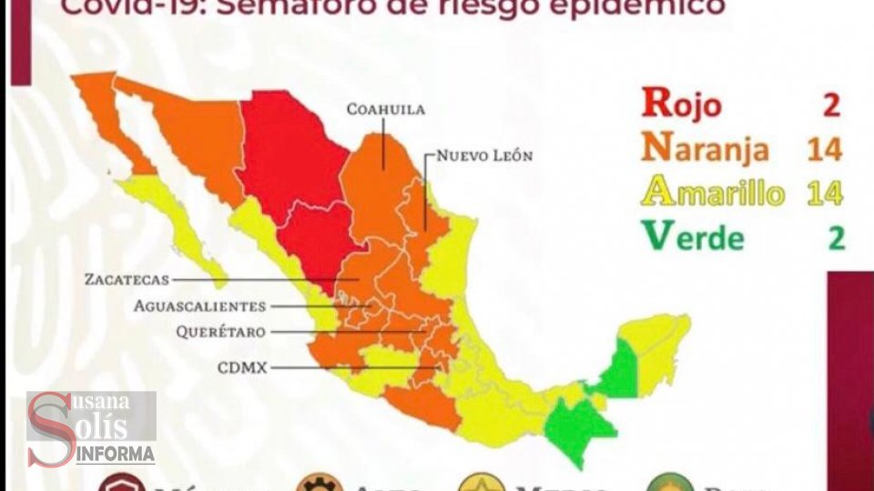 CHIAPAS pasa a semáforo epidemiológico VERDE - Susana Solis Informa