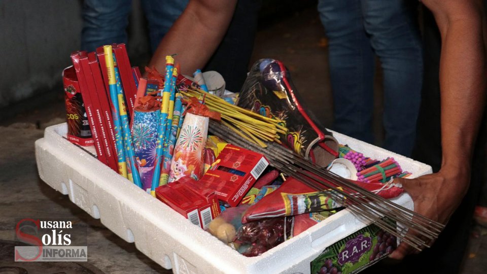 SE decomisó una importante cantidad de productos elaborados a base  pólvora