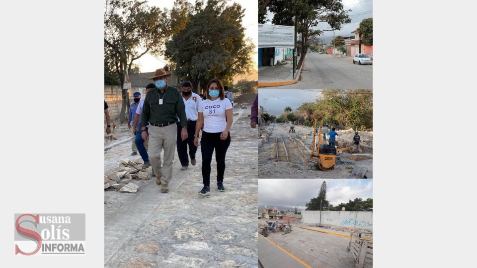 Carlos Morales supervisa avances de obras en San José Terán - Susana Solis Informa