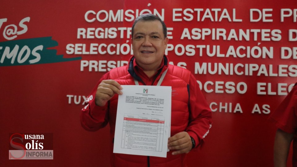 SE REGISTRA Roberto Serrano como precandidato a diputado local Susana Solis Informa