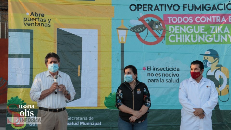 Carlos Morales arranca operativo de fumigación “Todos unidos contra el dengue, zika y chikungunya” - Susana Solis Informa