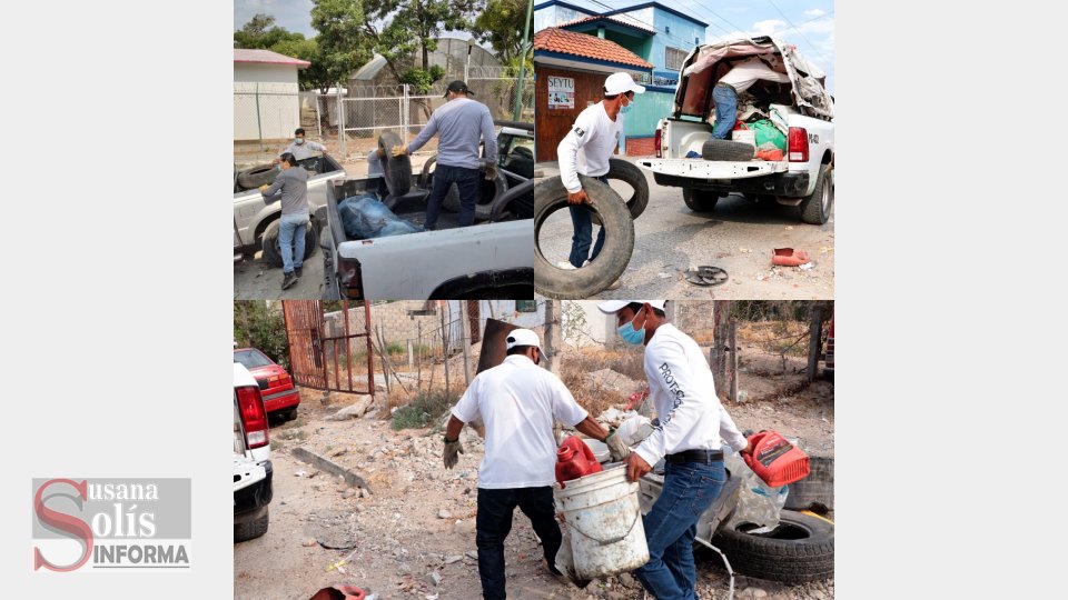 MÁS de  140 toneladas de cacharros recolectados para prevenir enfermedades en Tuxtla Susana Solis Informa
