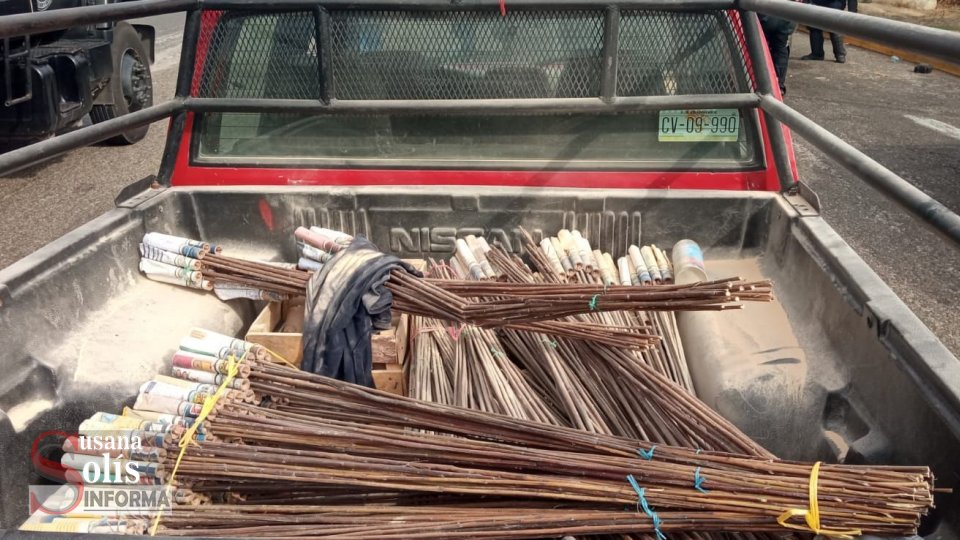 Aseguraron un vehículo que transportaba artefactos explosivos