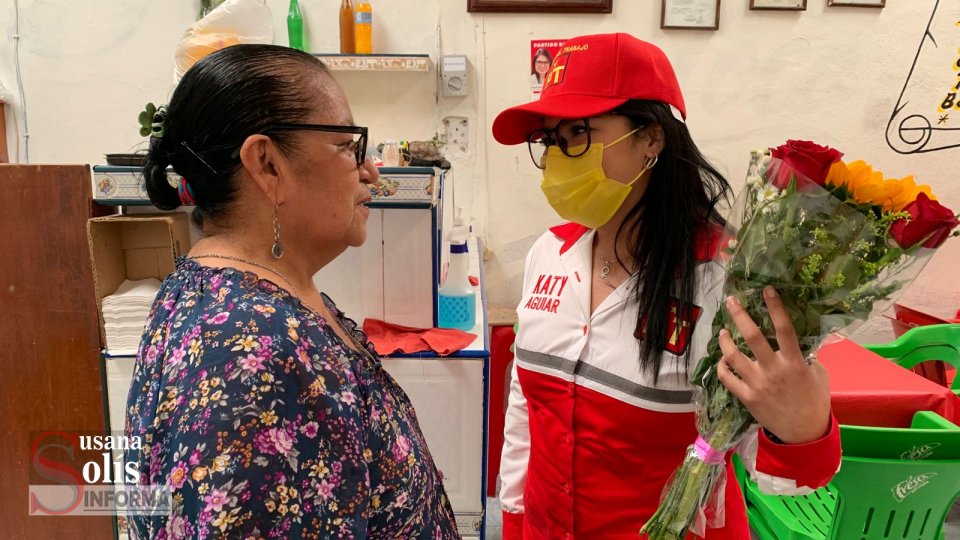 Visitó los  mercados 