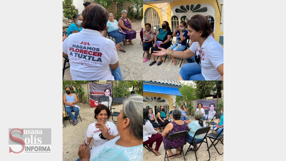 VISITA Tatiana Penagos la colonia Caminera - Susana Solis Informa