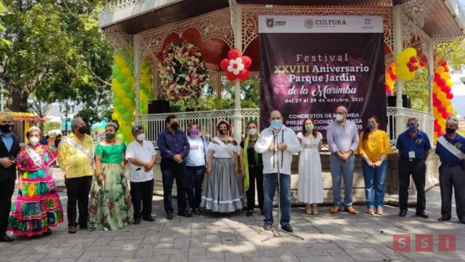 Con reinauguración celebran los 28 años del Parque Jardín de la Marimba en Tuxtla - Susana Solis Informa