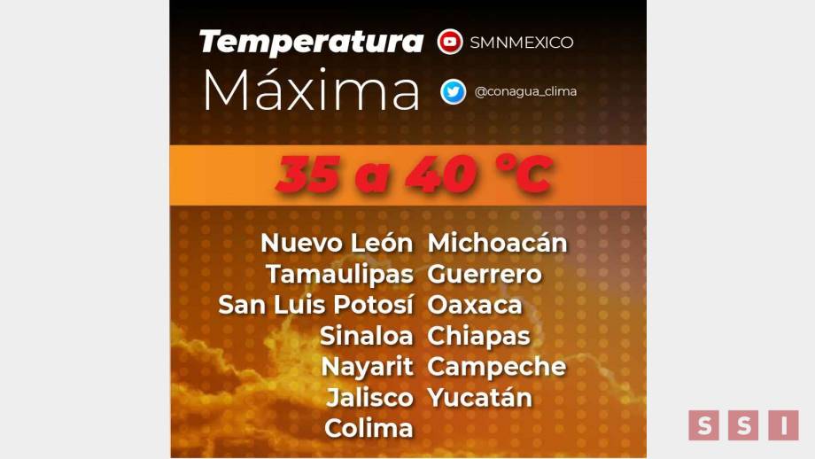 ESPERAN temperaturas de hasta 40 grados en Chiapas - Susana Solis Informa
