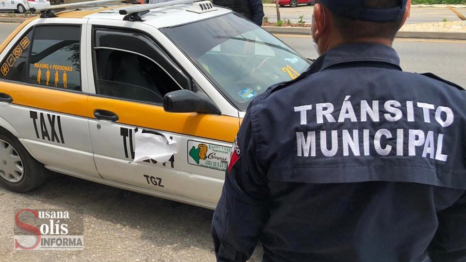 Taxis únicamente podrán trasladar dos pasajeros