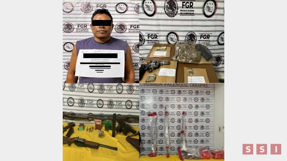 DECOMISAN en Palenque armas de uso exclusivo de las fuerzas armadas Susana Solis Informa