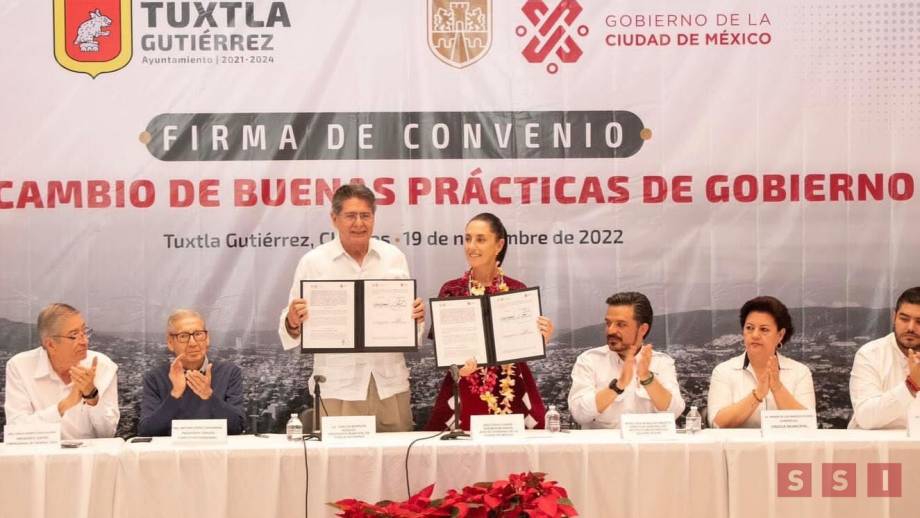 Firman convenio Alcalde Carlos Morales y Claudia Sheinbaum por el “Intercambio de buenas prácticas de gobierno” - Susana Solis Informa