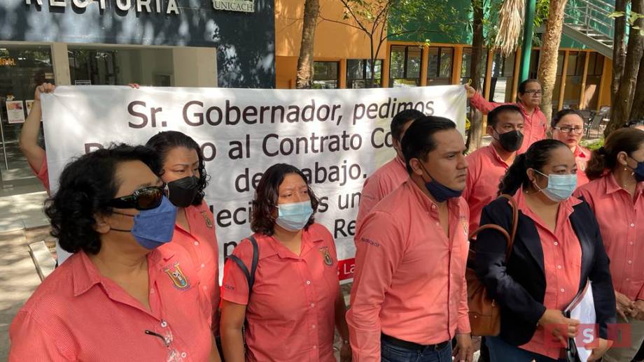 Trabajadores administrativos de la UNICACH se irán a huelga; no resuelven sus demandas Susana Solis Informa