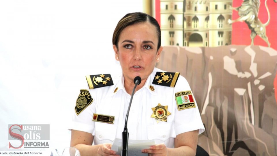 Refrenda secretaria de Seguridad  compromiso de que Chiapas continúe a la baja en incidencia delictiva - Susana Solis Informa