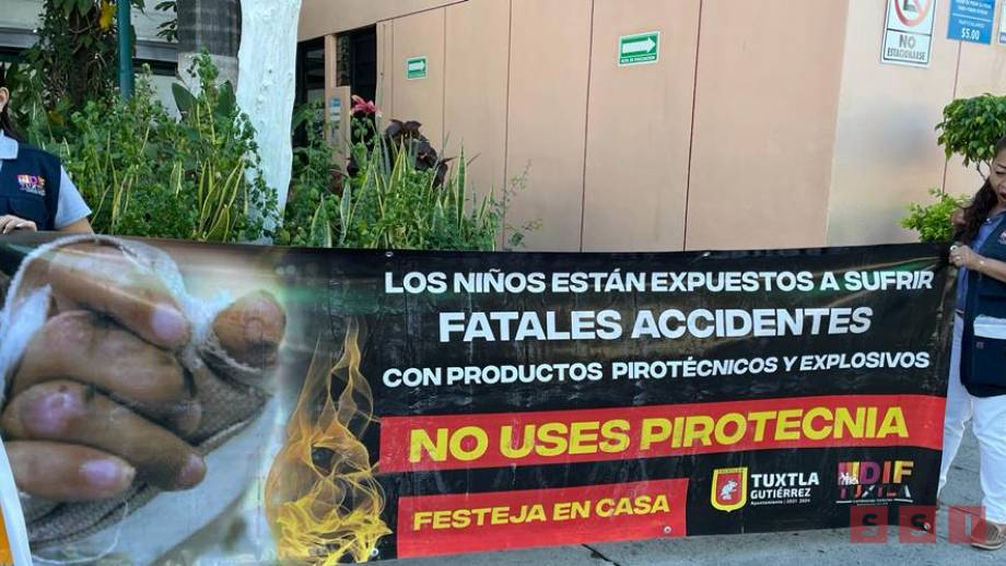 Lanzan campaña contra el uso de pirotecnia - Susana Solis Informa
