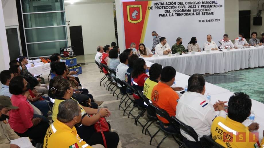 Instalan en Tuxtla Gutiérrez el Consejo Municipal de Protección Civil 2023 - Susana Solis Informa