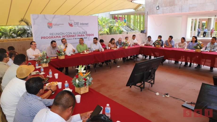 Titulares de CFE-TIT e ICTI evalúan avance del programa “Internet para Todos” en Chiapas - Susana Solis Informa