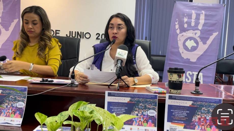 Realizarán Foro de Análisis Ciudadana del Reglamento de Acceso a una Vida Libre de Violencia para las Mujeres - Susana Solis Informa
