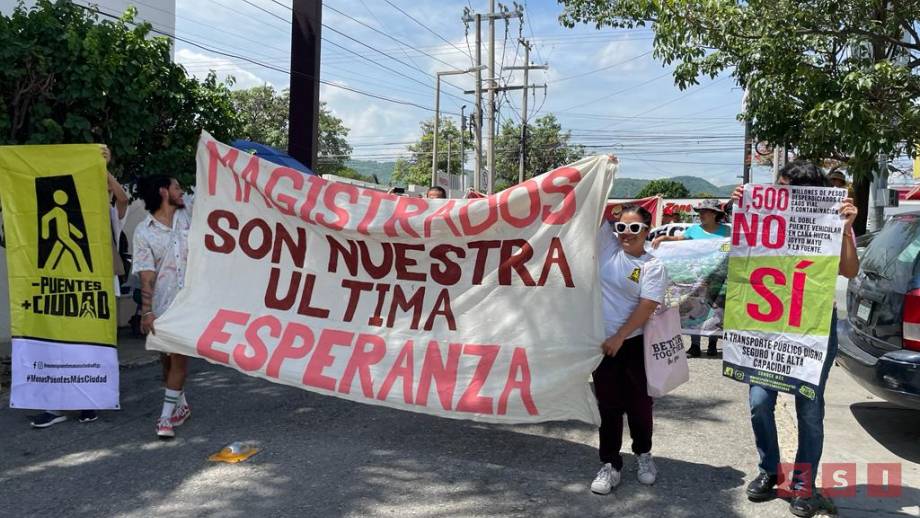 Piden a magistrados que resolver amparos para evitar que se realice la obra de Circuito Interior - Susana Solis Informa