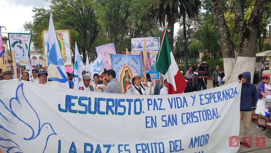 Marchan indígenas en cinco municipios; piden por la paz en Chiapas - Susana Solis Informa