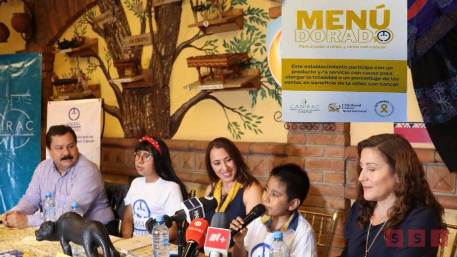 LANZAN campaña de donación a través de restaurantes para apoyar a infantes con cáncer - Susana Solis Informa
