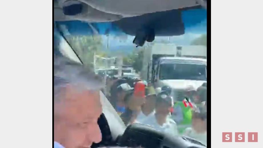 RETIENEN al presidente AMLO en oficina de FONATUR en Palenque - Susana Solis Informa