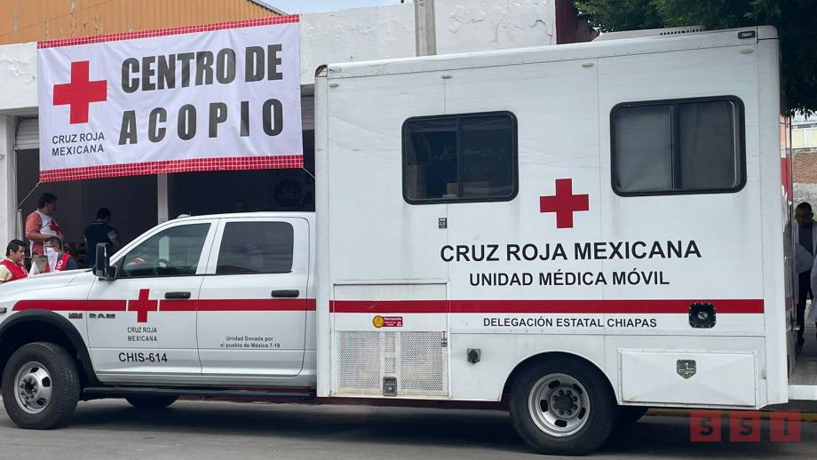 ENVÍA Cruz Roja Chiapas Unidad Médica Móvil a damnificados de Guerrero - Susana Solis Informa