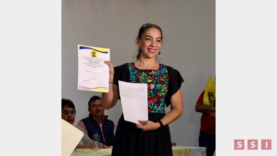 SE REGISTRA Olga Luz Espinosa como precandidata del PRD al gobierno de Chiapas Susana Solis Informa