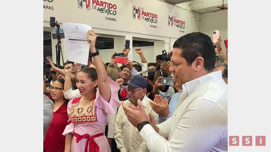 SE REGISTRA Olga Luz Espinosa ante el PRI como precandidata al gobierno de Chiapas - Susana Solis Informa