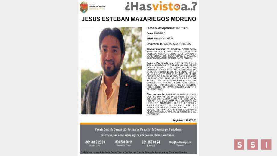 CLAMA ayuda para encontrar a su hijo Esteban - Susana Solis Informa