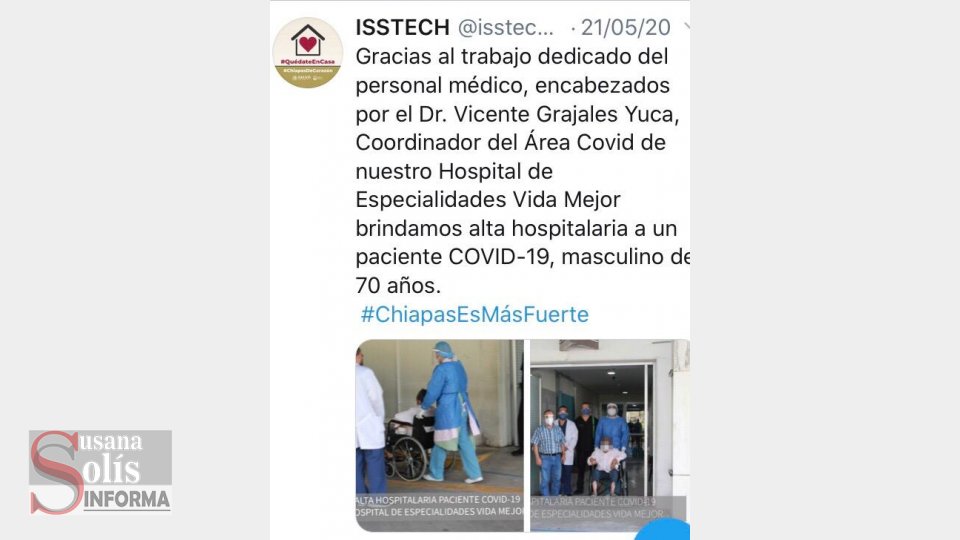 Apenas el 21 de mayo el médico era destacado por el Isstech