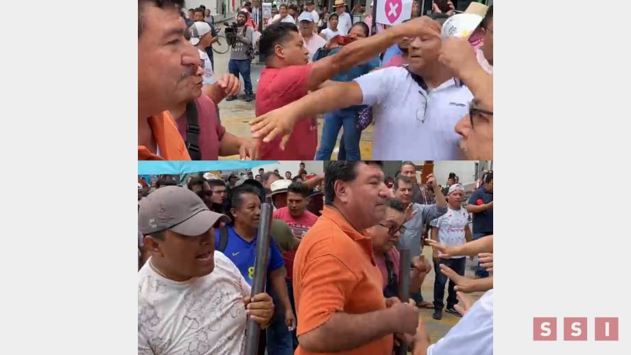 MAESTROS de Chiapas, impiden paso a integrantes de “Marea Rosa” - Susana Solis Informa