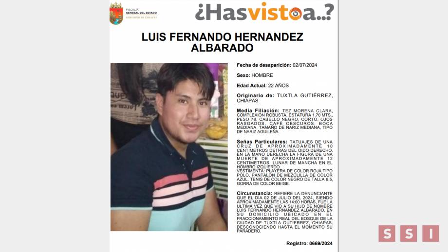 CONTINÚA la búsqueda de Luis Fernando Hernández - Susana Solis Informa