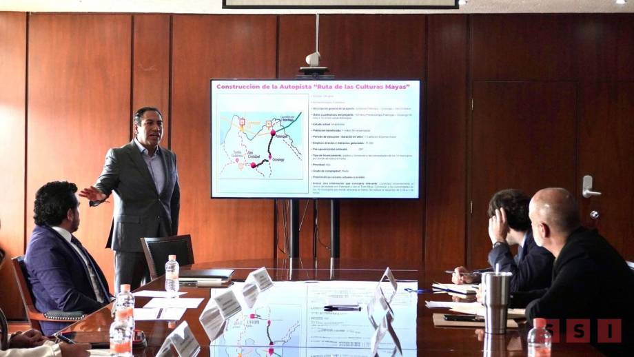 Presenta Eduardo Ramírez proyectos carreteros para Chiapas - Susana Solis Informa