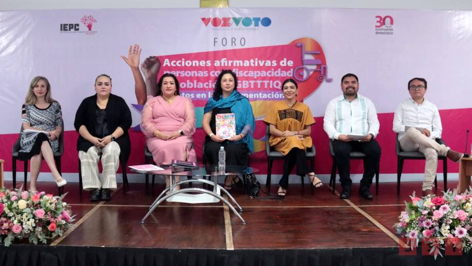 Analizan en el IEPC impacto de acciones afirmativas para mayor participación política de personas de la diversidad sexual - Susana Solis Informa