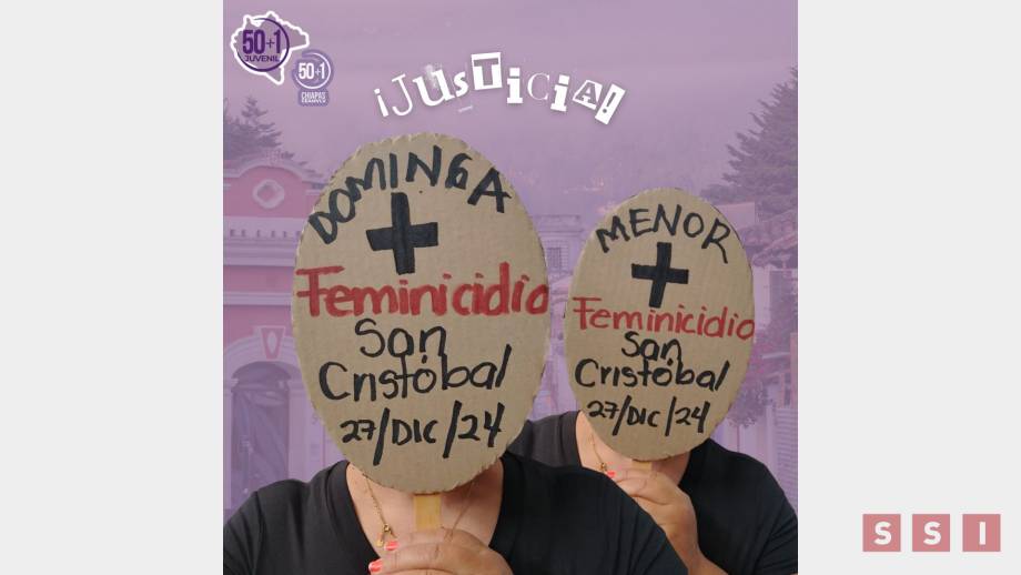 CHIAPAS con la cifra más alta en feminicidios; Colectiva 50 más 1 pide justicia - Susana Solis Informa