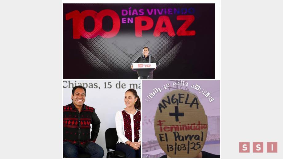 Bitácora de la “política a la chiapaneca”. Hay paz en los primeros cien días del gobierno de la “Nueva ERA” - Susana Solis Informa