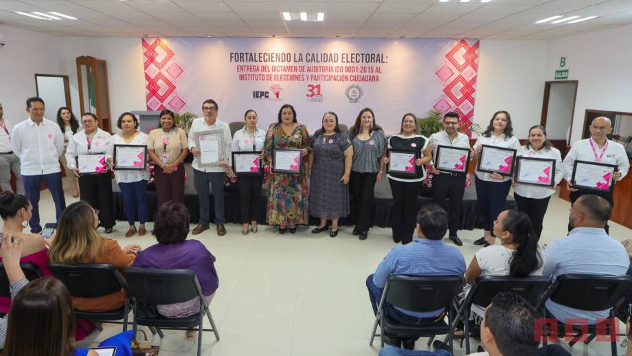 Refrenda el IEPC compromiso con la calidad electoral Susana Solis Informa