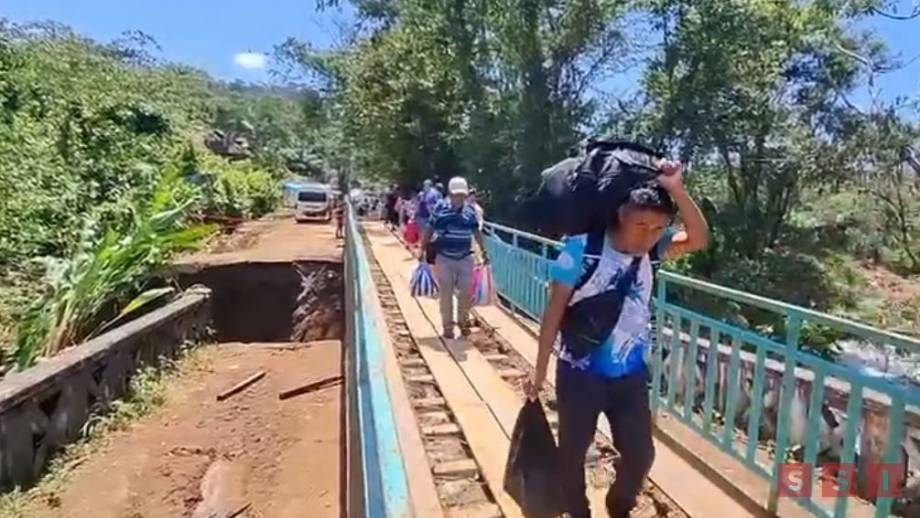 Retienen a cafetalero del Soconusco para exigir a alcalde Yamil Melgar reparación de puente - Susana Solis Informa