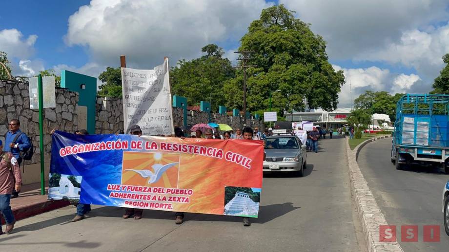 Marchan en Palenque Chiapas para pedir tarifas preferenciales de CFE - Susana Solis Informa
